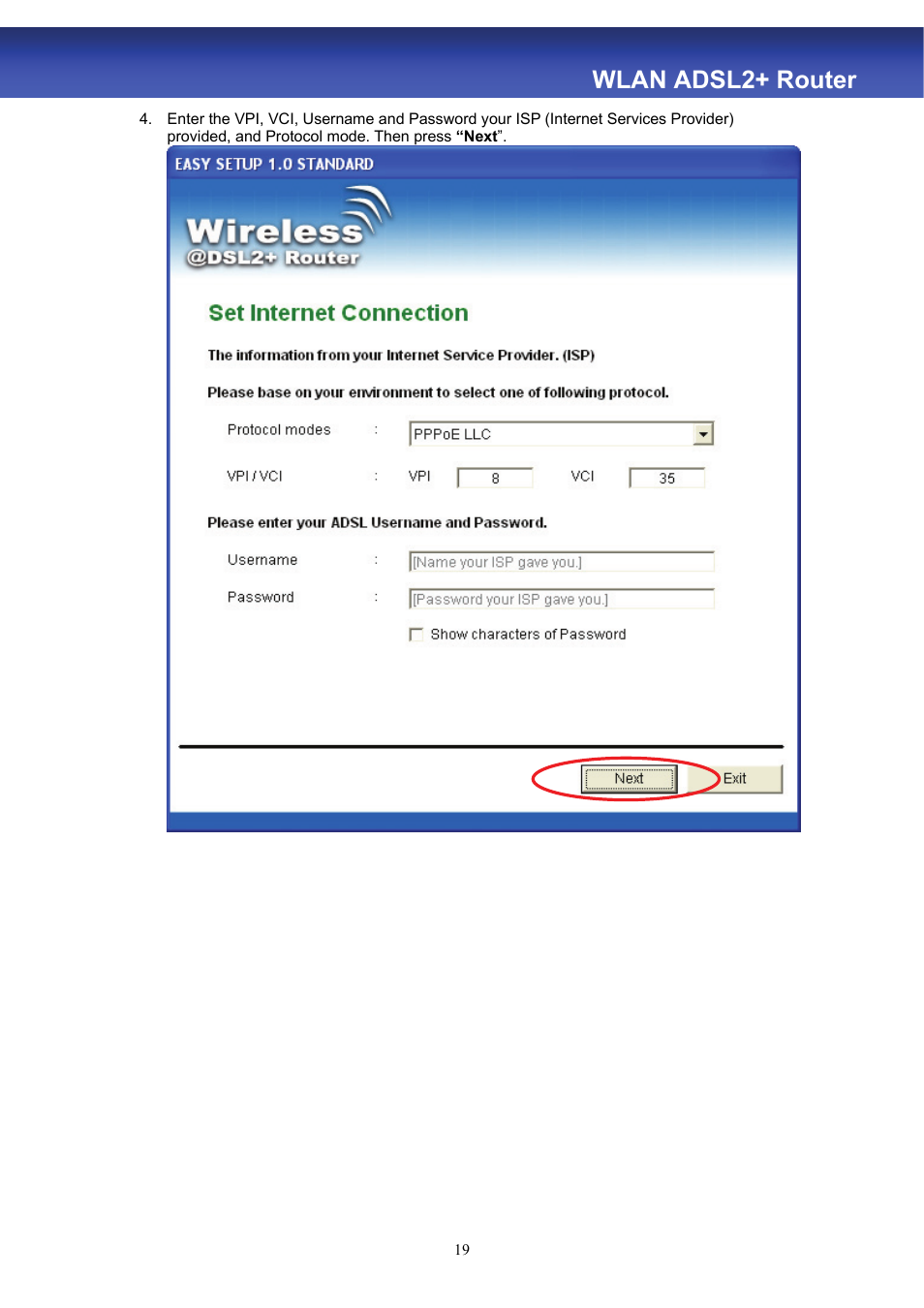 Wlan adsl2+ router | HiRO H50188 User Manual | Page 21 / 71