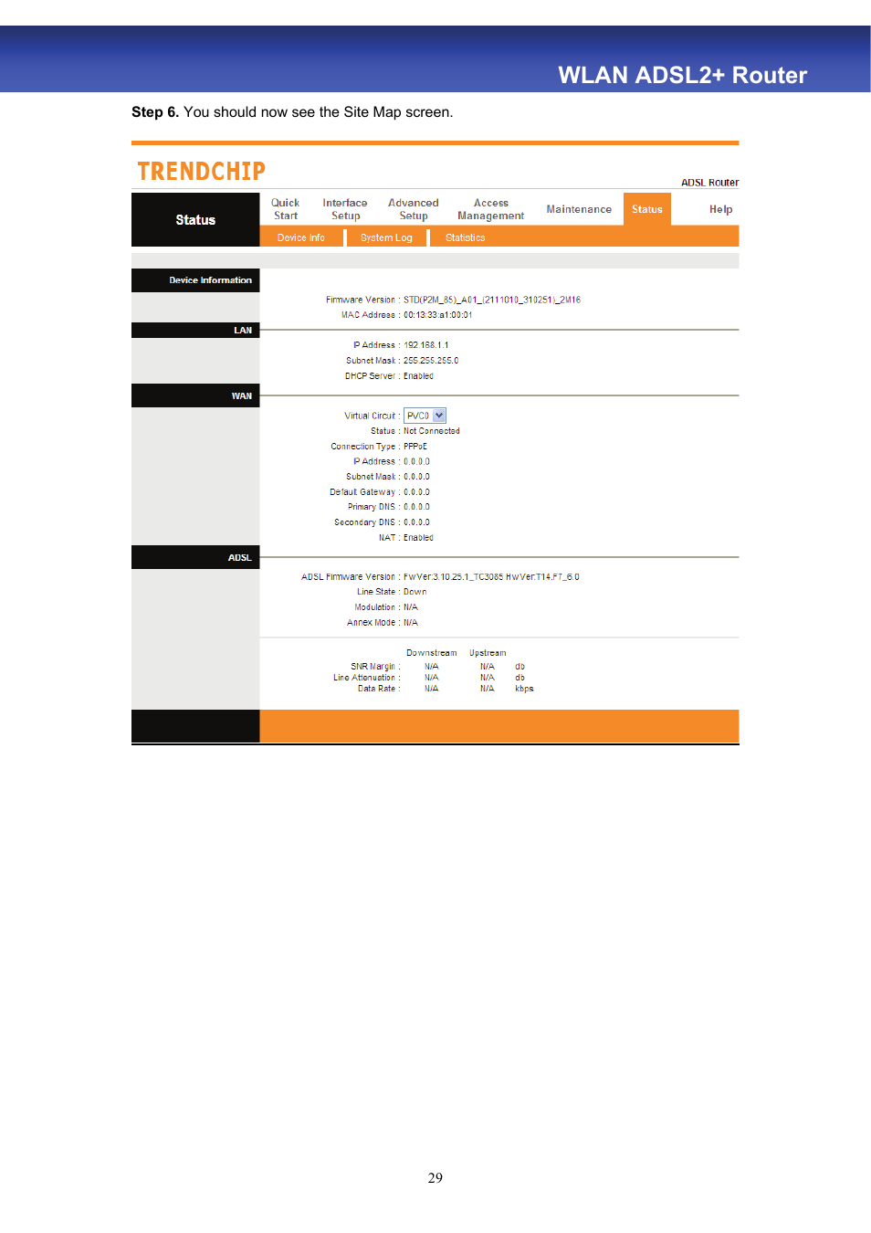 Wlan adsl2+ router | HiRO H50188 User Manual | Page 31 / 71