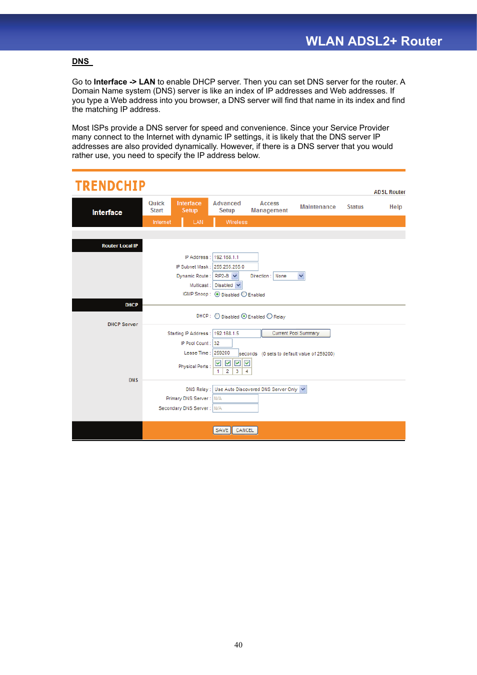 Wlan adsl2+ router | HiRO H50188 User Manual | Page 42 / 71