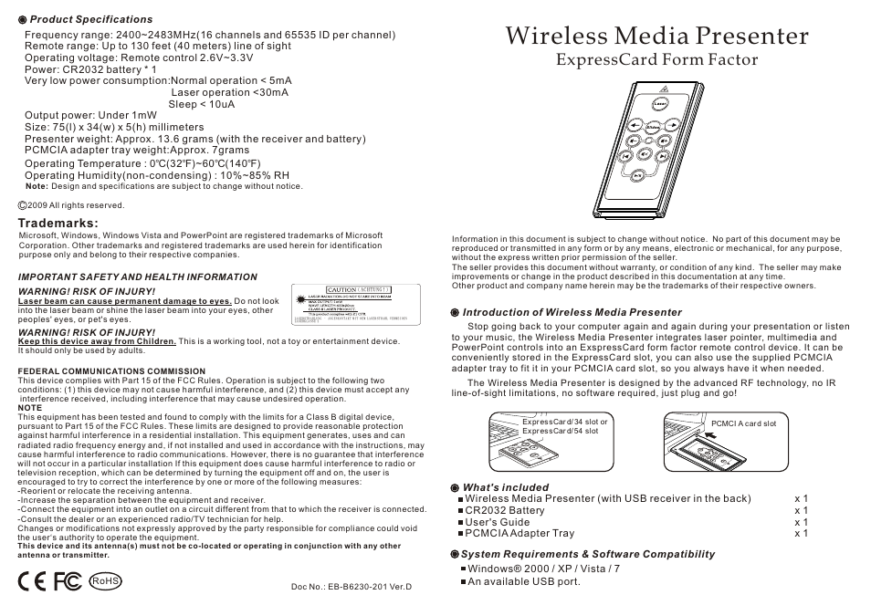 HiRO H50196 User Manual | 2 pages