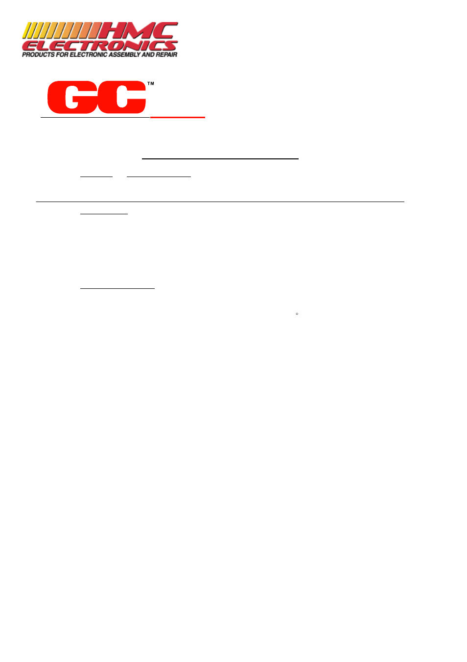 HMC Electronics 10-1762 GC Electronics 10-1762 Liquid Tape User Manual | 2 pages