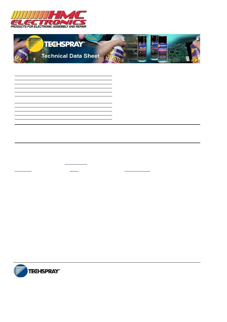Chemical composition, Environmental policy, Resources | HMC Electronics 1702-G Techspray Zero Charge ESD Safe Hand Lotion User Manual | Page 2 / 2