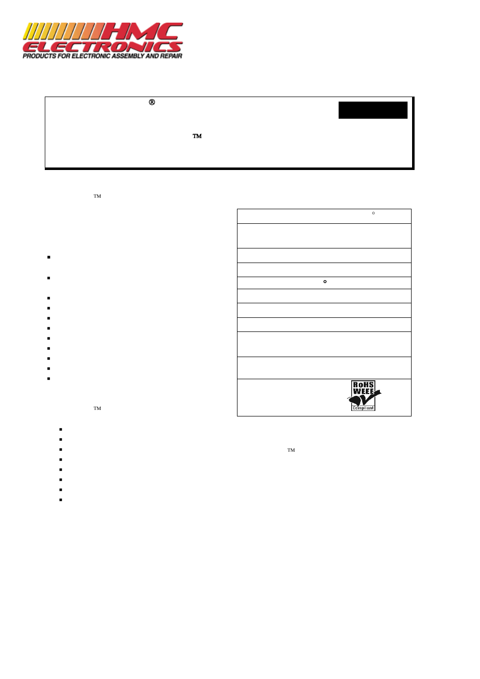 HMC Electronics ES1677 Chemtronics Contact Cleaner, Pow-R-Wash PN User Manual | 2 pages