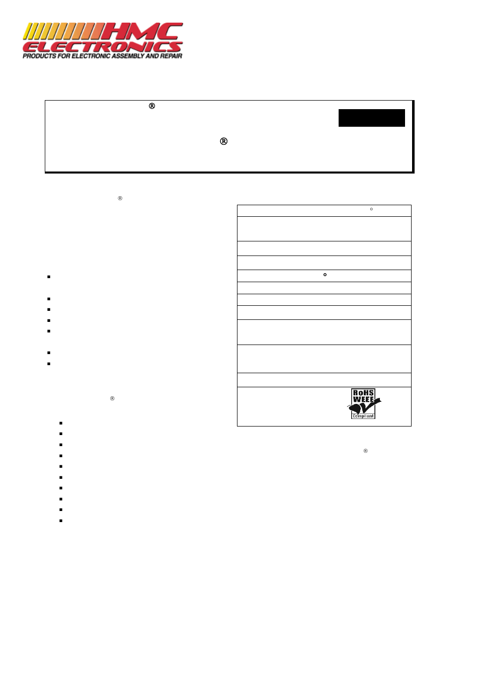 HMC Electronics ES1629 Chemtronics Cleaner Lubricant, Kontact Restorer User Manual | 2 pages