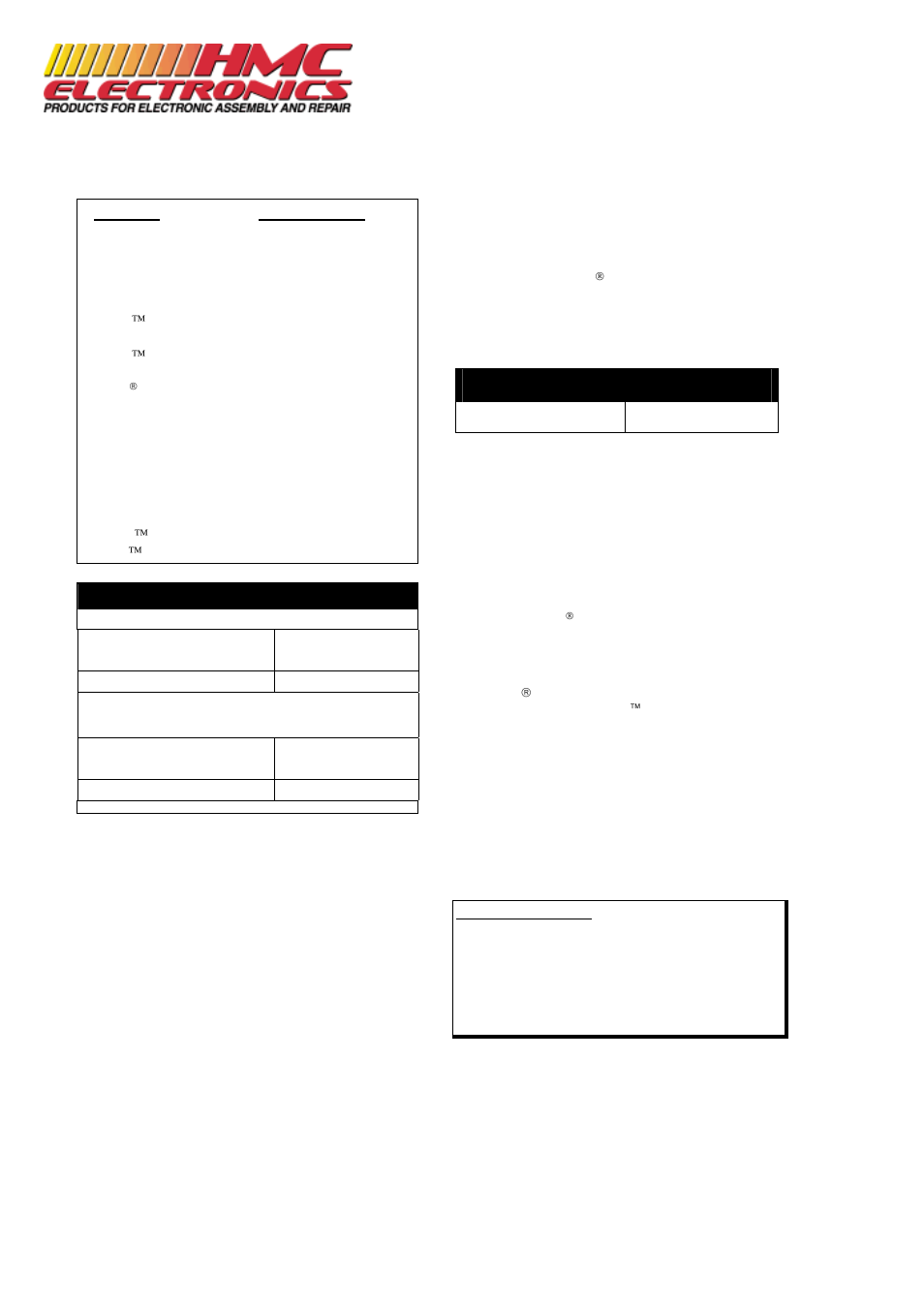 HMC Electronics ES1612 Chemtronics Contact Cleaner, Pow-R-Wash NX User Manual | Page 2 / 2