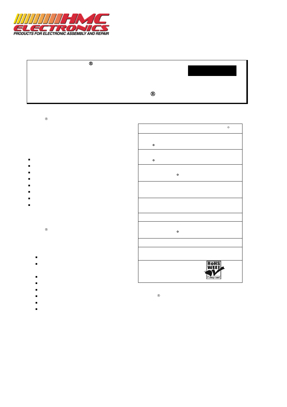 HMC Electronics ES1020 Chemtronics Ultrajet Duster User Manual | 2 pages