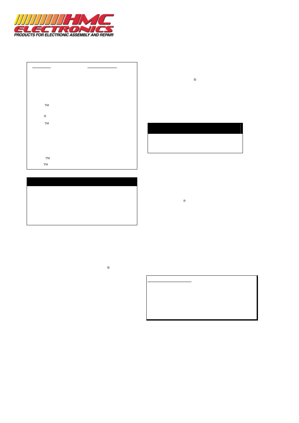 HMC Electronics ES195 Chemtronics No Clean Flux Remover, Flux-Off User Manual | Page 2 / 2