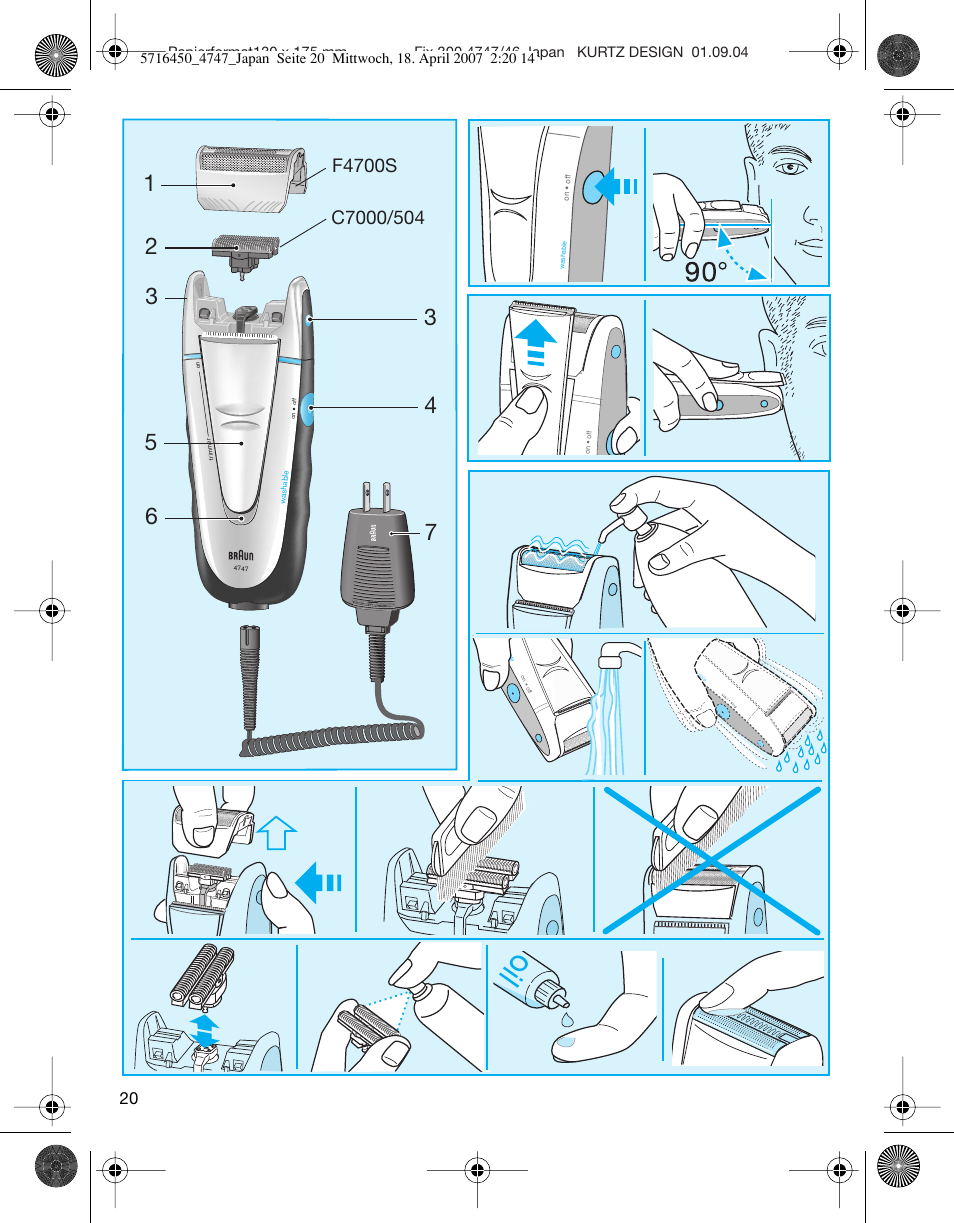 F4700s | Braun 4746 User Manual | Page 20 / 24