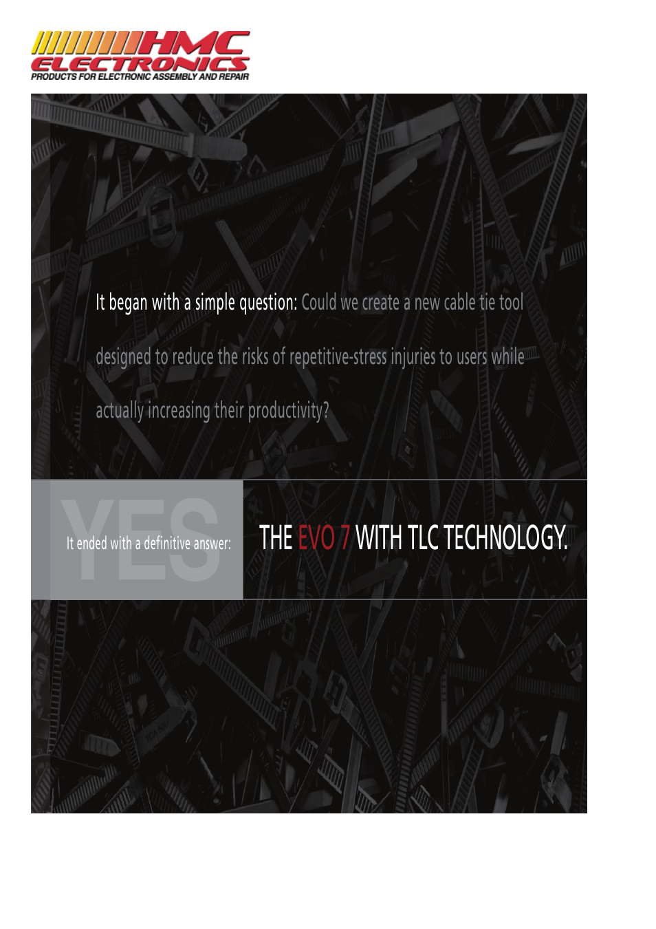 The evo 7 with tlc technology | HMC Electronics EVO7 Cable Tie Gun, Adjustable Tension User Manual | Page 2 / 12
