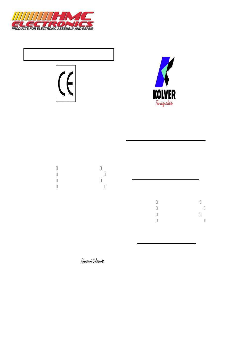 HMC Electronics RAF32PS Kolver High Torque Electric Torque Screwdriver, Push-to-Start User Manual | 3 pages