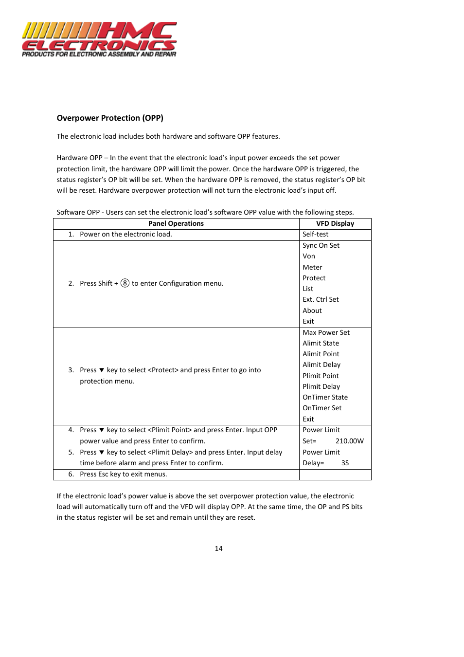 HMC Electronics MDL Series BK Precision DC Electronic Load System Module User Manual | Page 14 / 80