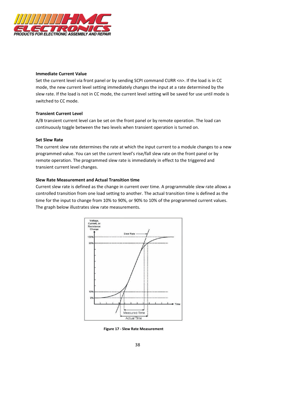 HMC Electronics MDL Series BK Precision DC Electronic Load System Module User Manual | Page 38 / 80