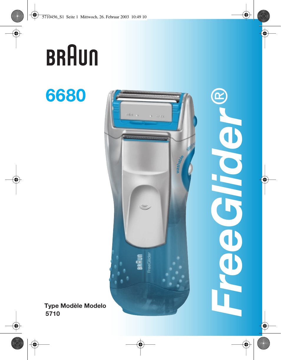 Braun 6680 User Manual | 34 pages