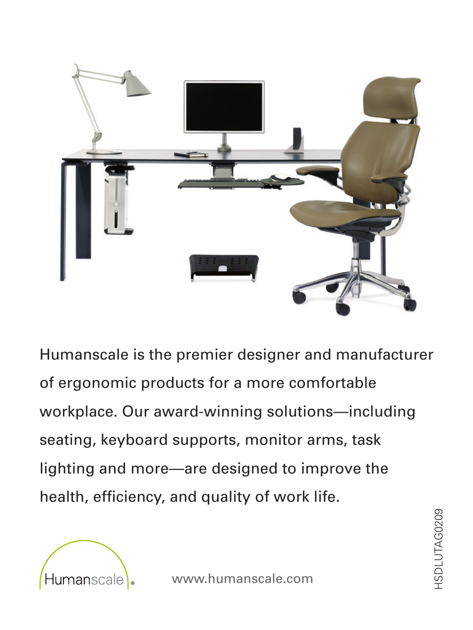 Humanscale Diffrient Light Family User Manual | Page 8 / 8