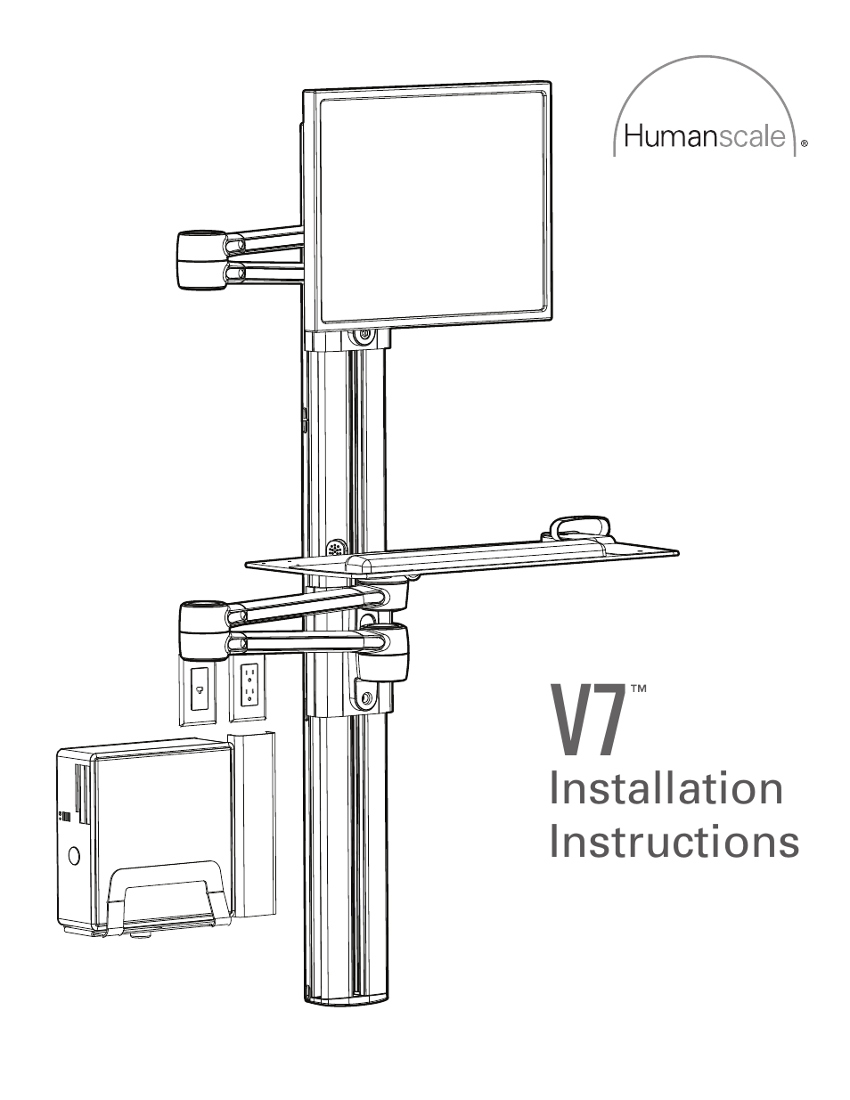 Humanscale V7 User Manual | 4 pages