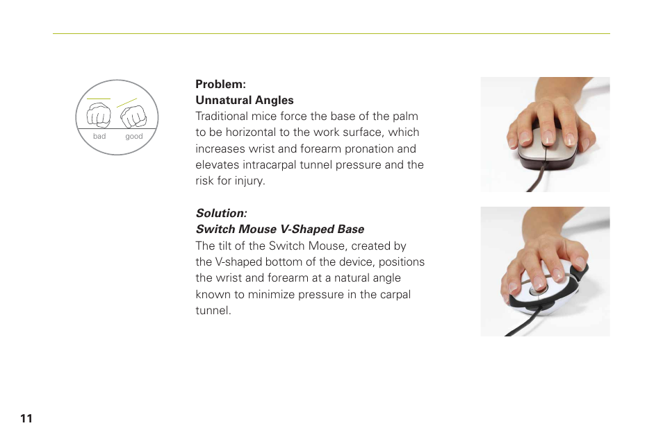 Humanscale Switch Mouse User Manual | Page 14 / 20