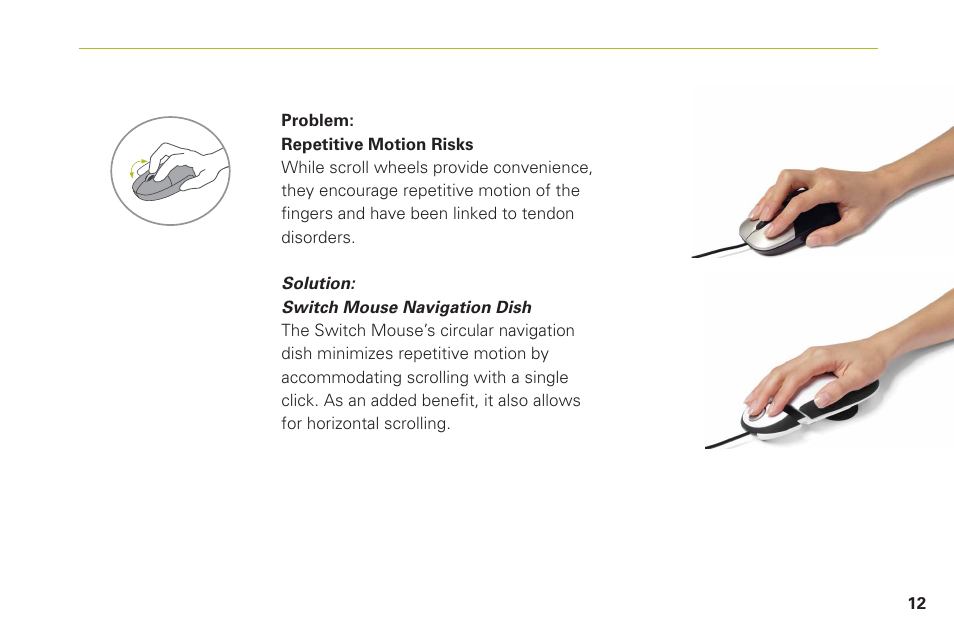 Humanscale Switch Mouse User Manual | Page 15 / 20