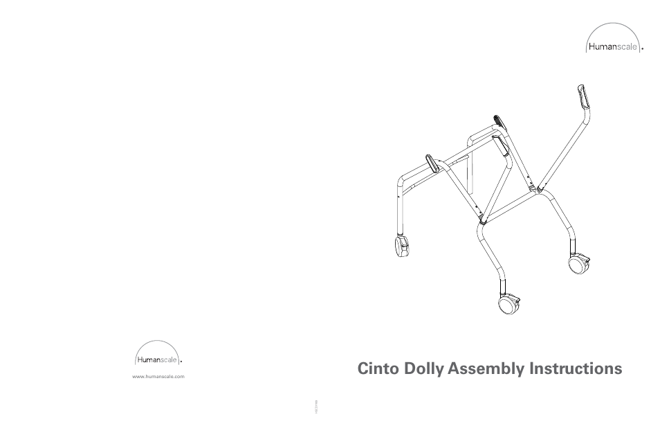 Humanscale Cinto Dolly User Manual | 2 pages