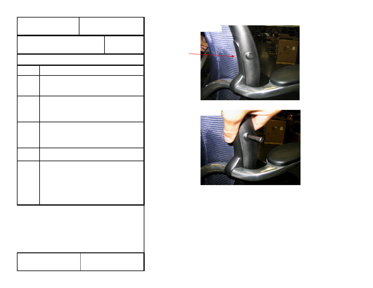 Humanscale Liberty Back Pin Replacement Instructions User Manual | 2 pages