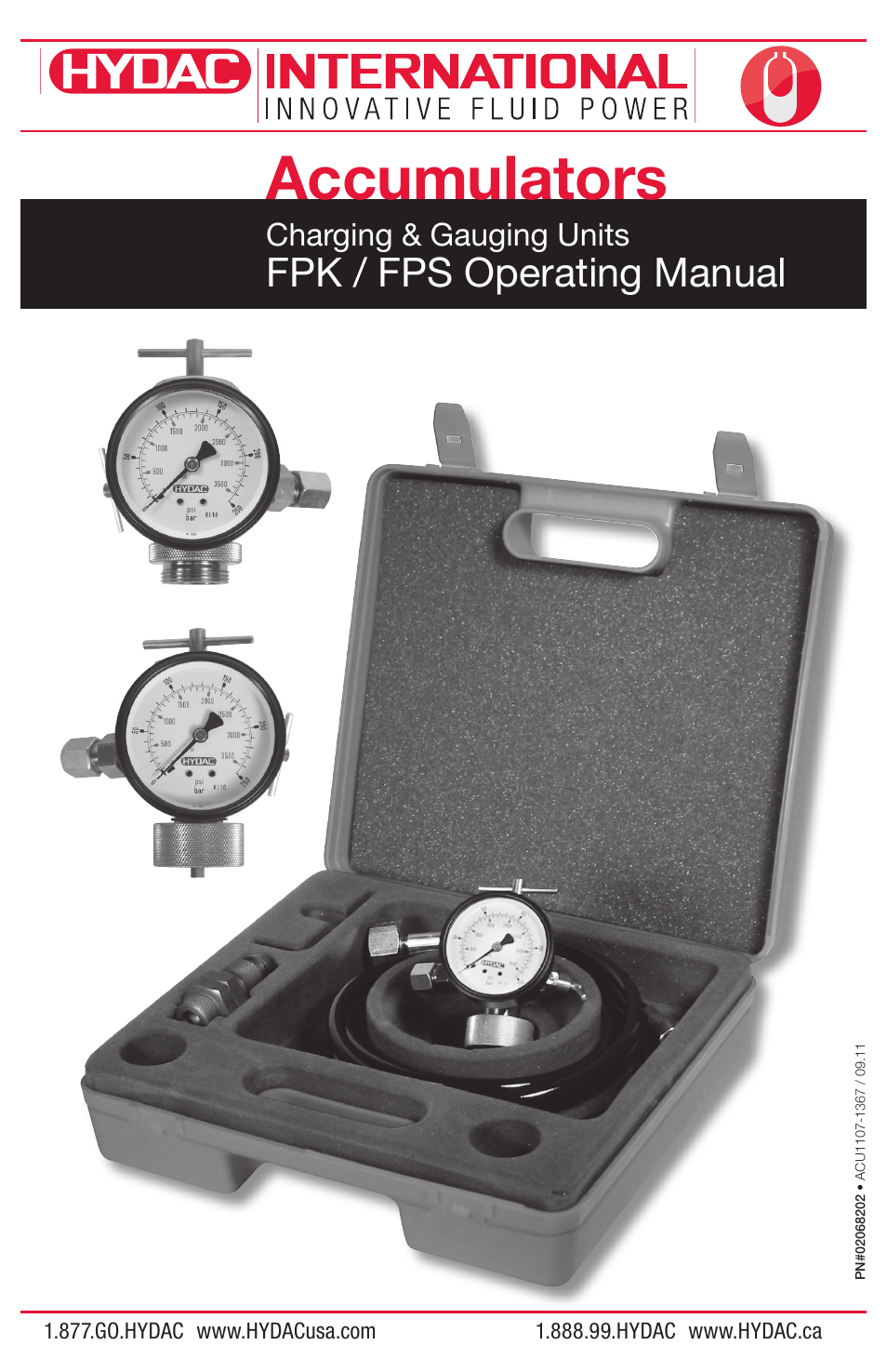 HYDAC FPS Series User Manual | 8 pages