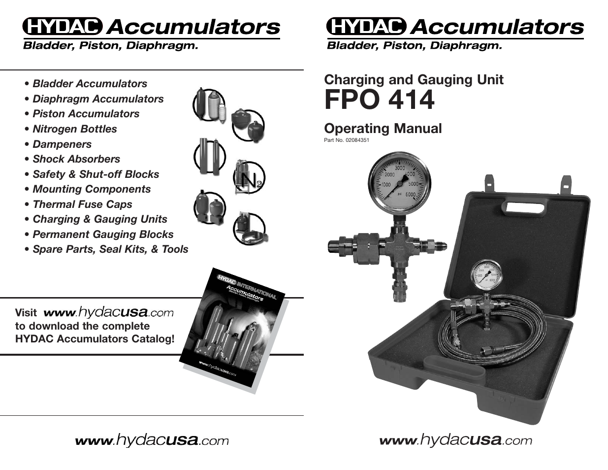 Fpo 414 | HYDAC FPO 414 Series User Manual | Page 2 / 2