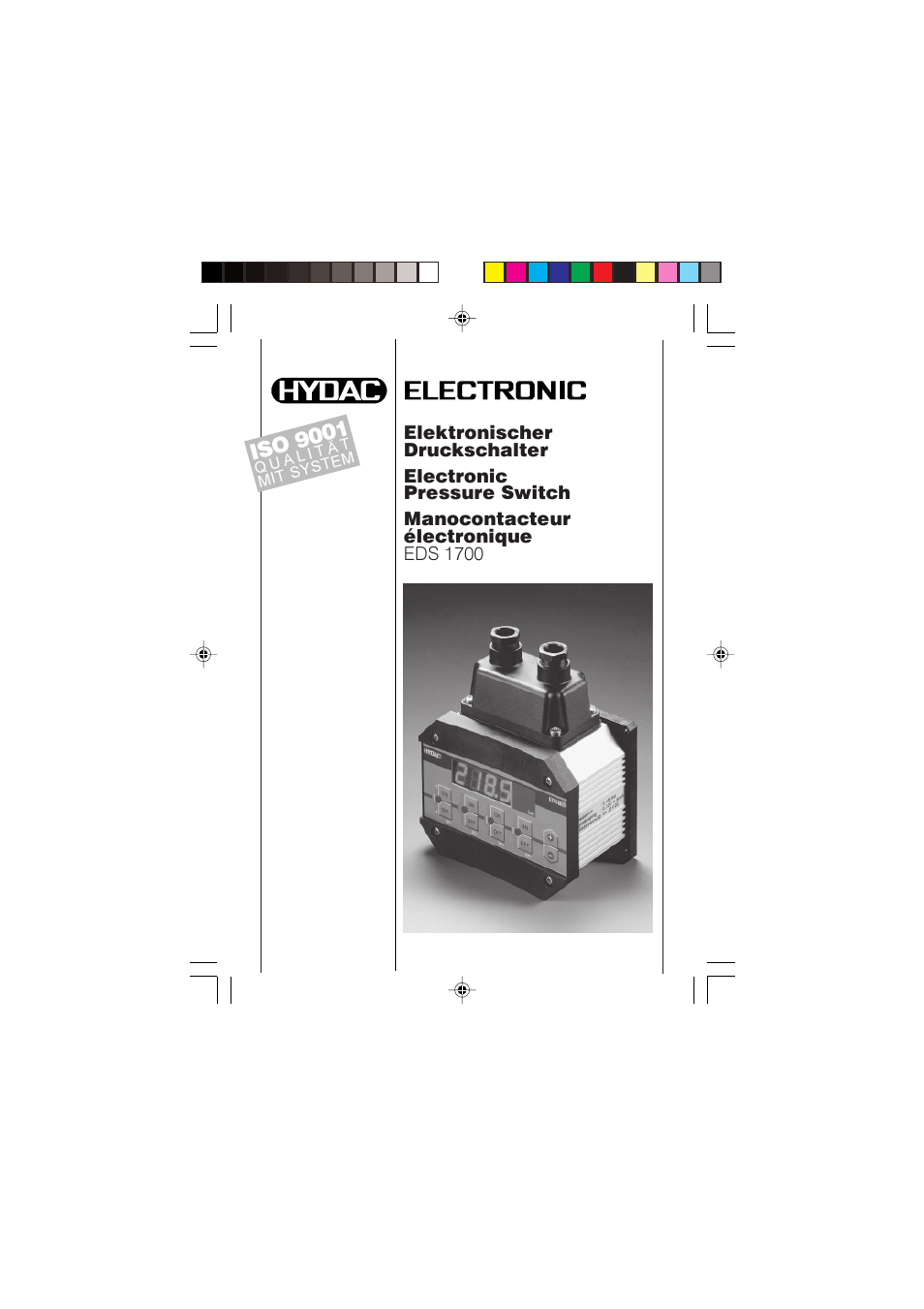 HYDAC EDS 1700 User Manual | 56 pages