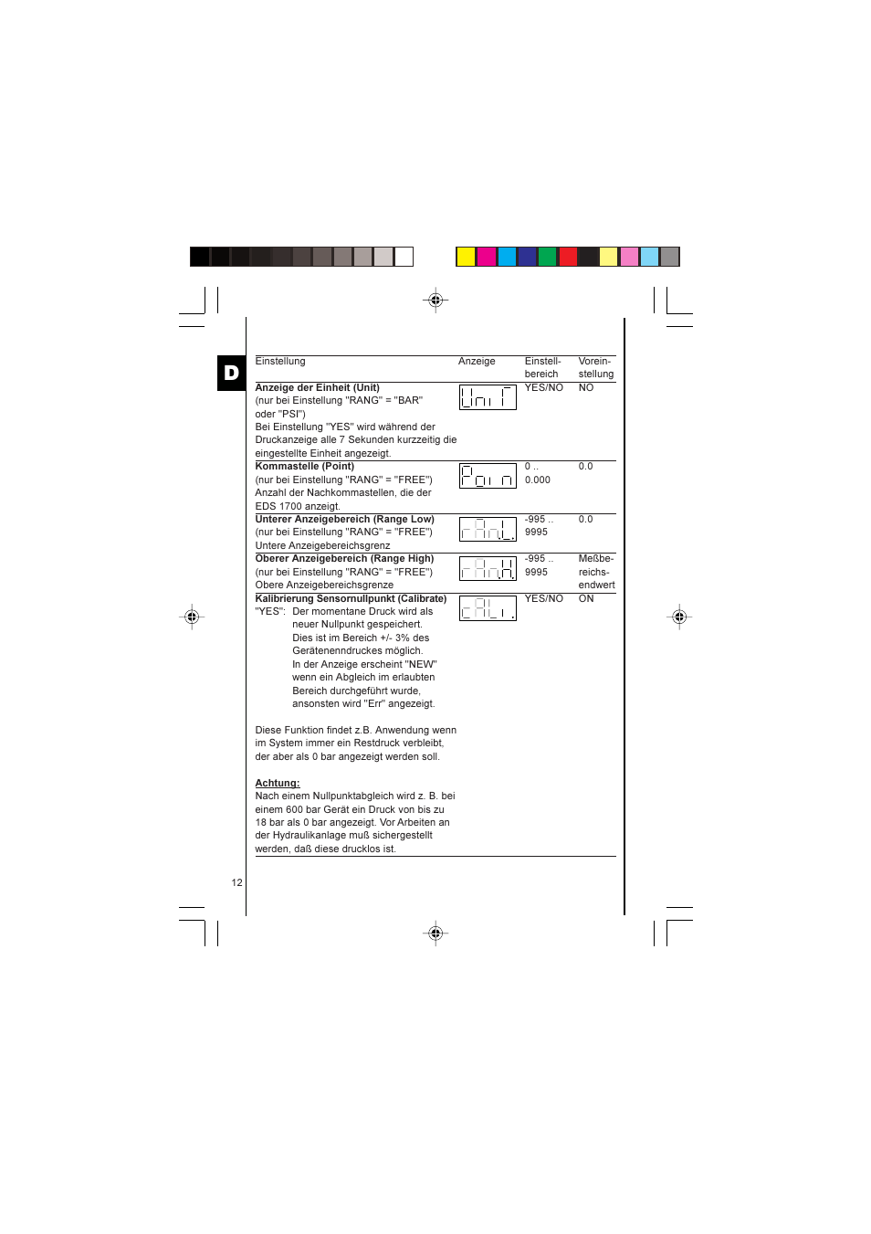 HYDAC EDS 1700 User Manual | Page 12 / 56