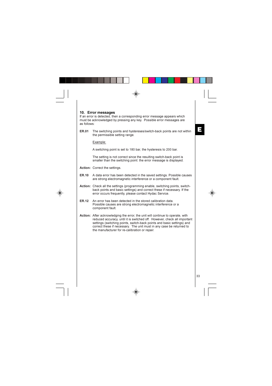 HYDAC EDS 1700 User Manual | Page 33 / 56