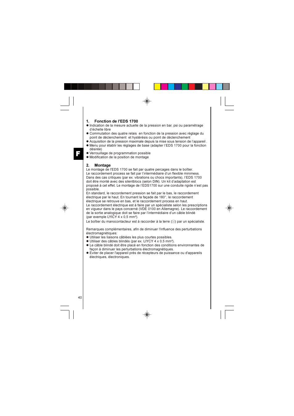 HYDAC EDS 1700 User Manual | Page 40 / 56