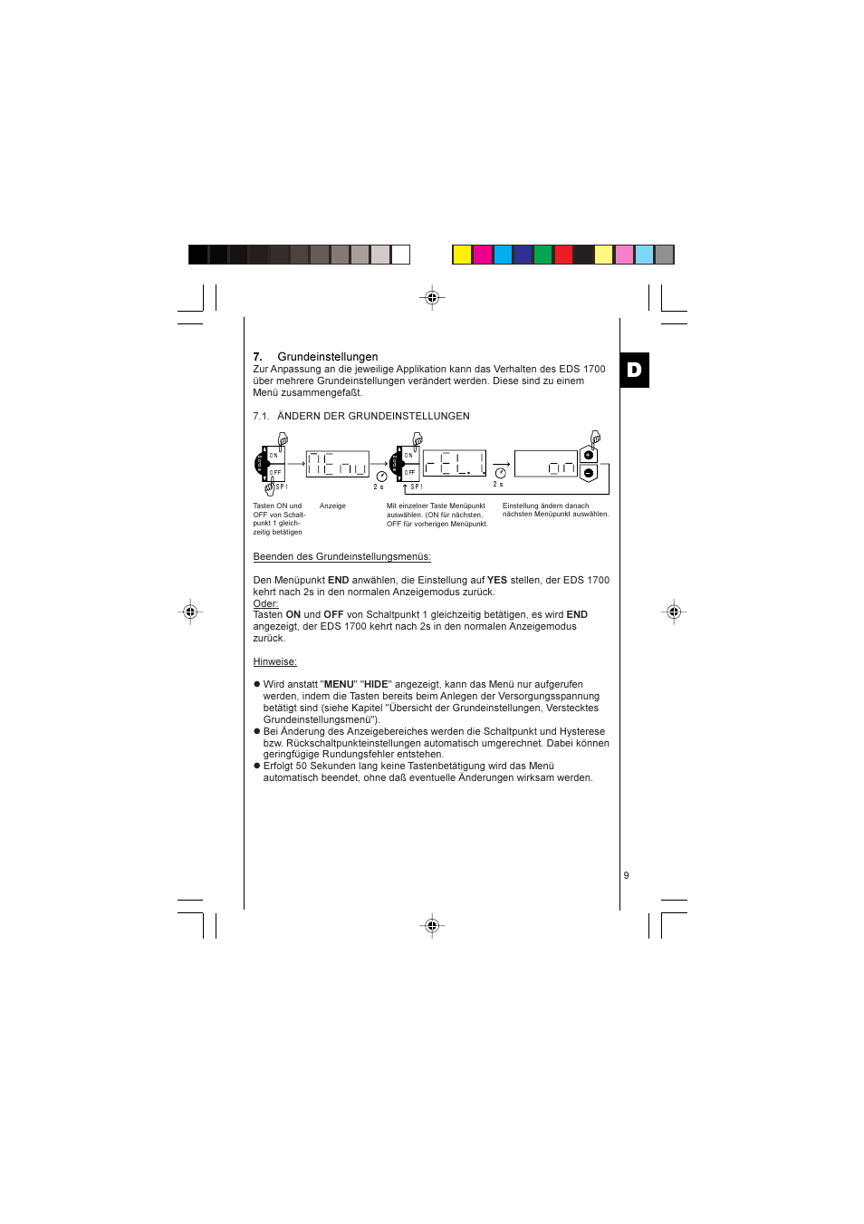 HYDAC EDS 1700 User Manual | Page 9 / 56