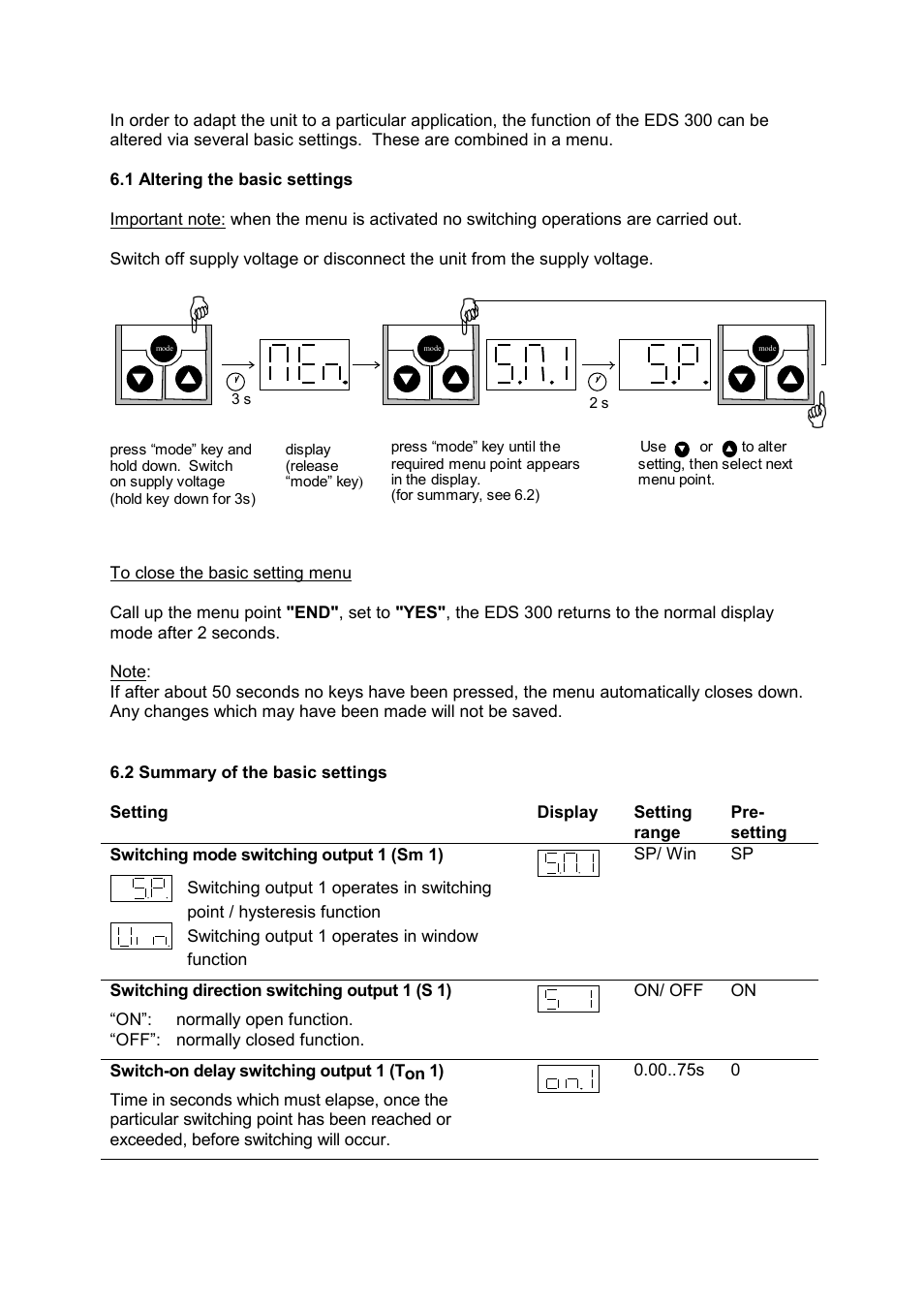 HYDAC EDS 300 User Manual | Page 6 / 14
