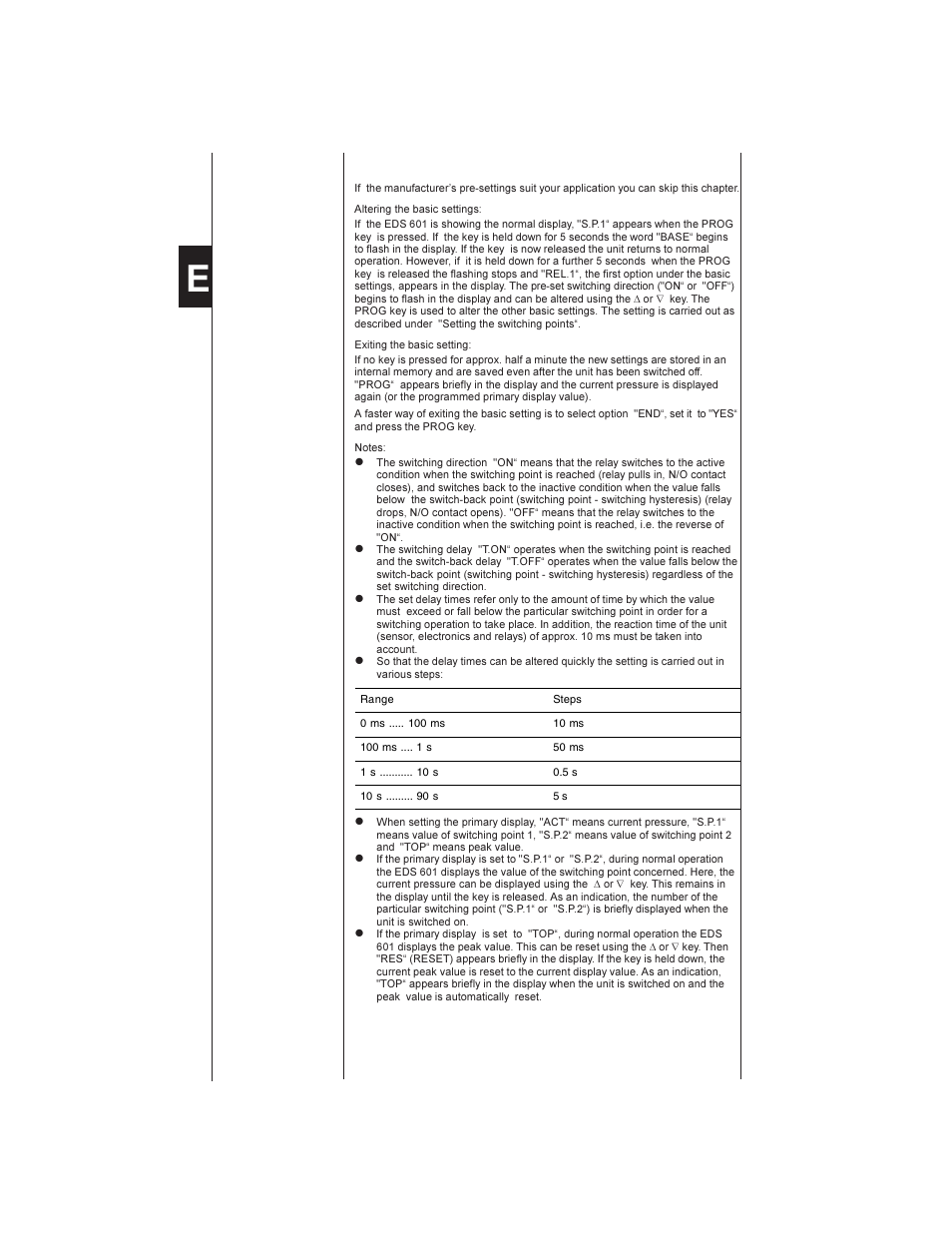 HYDAC EDS 601 User Manual | Page 8 / 15
