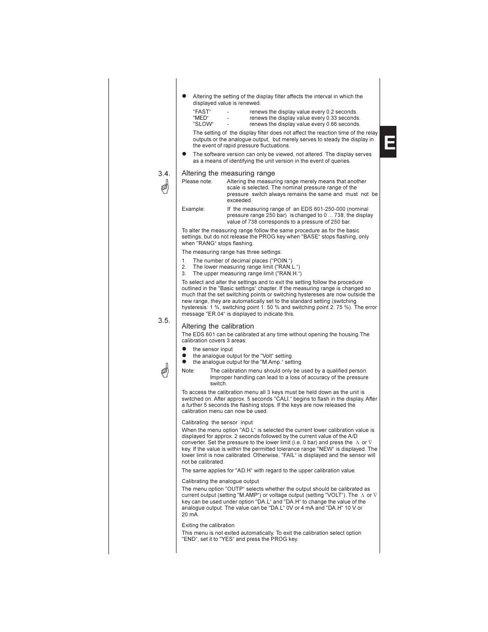 HYDAC EDS 601 User Manual | Page 9 / 15