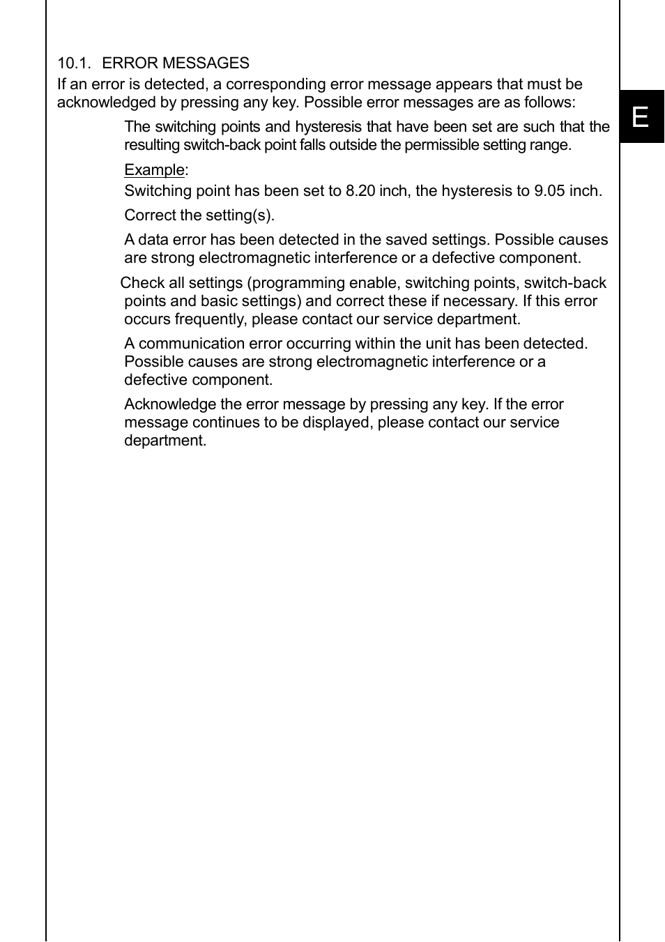 HYDAC ENS 3000 User Manual | Page 19 / 32