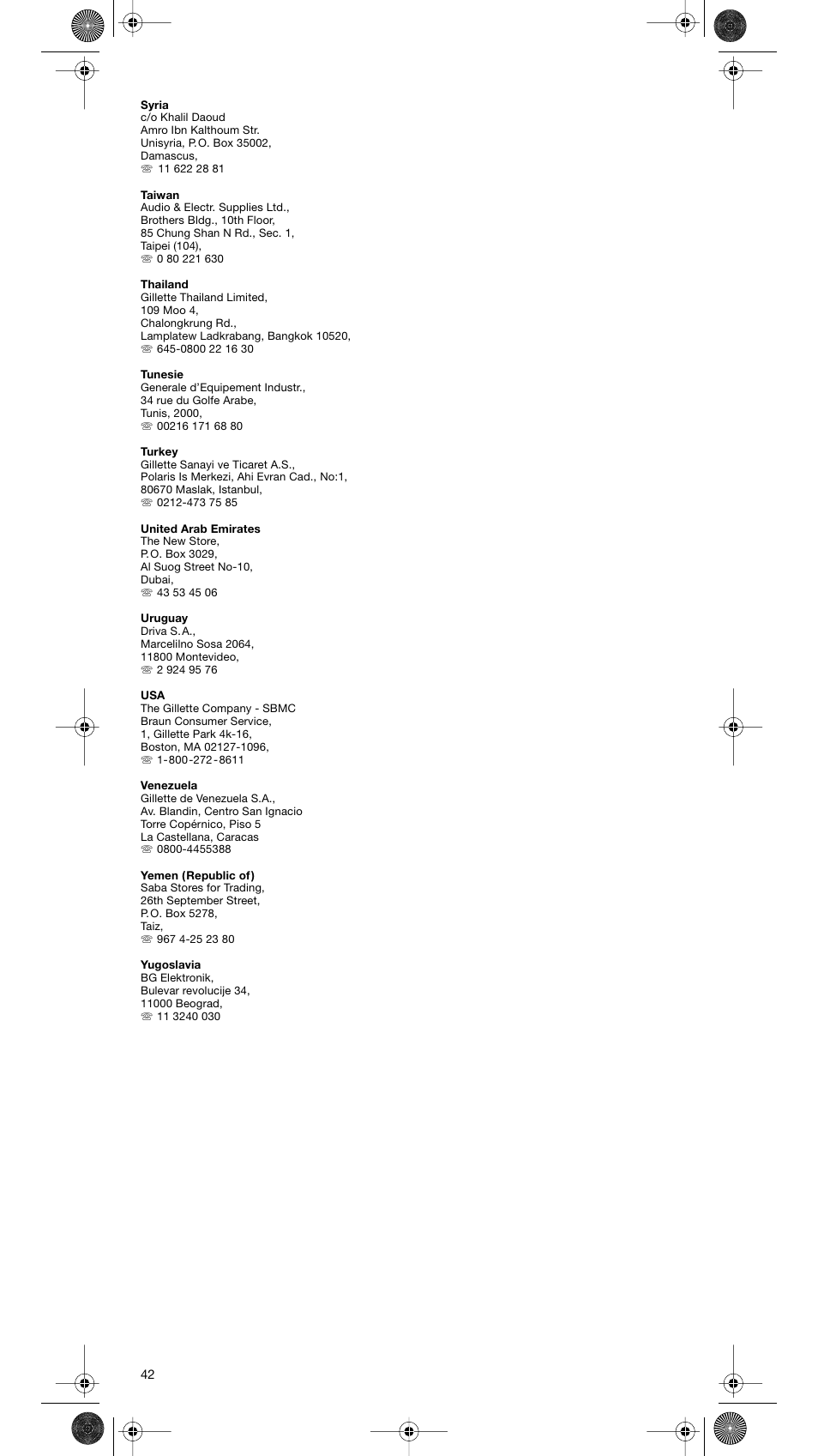 Braun MR 5550 User Manual | Page 41 / 43