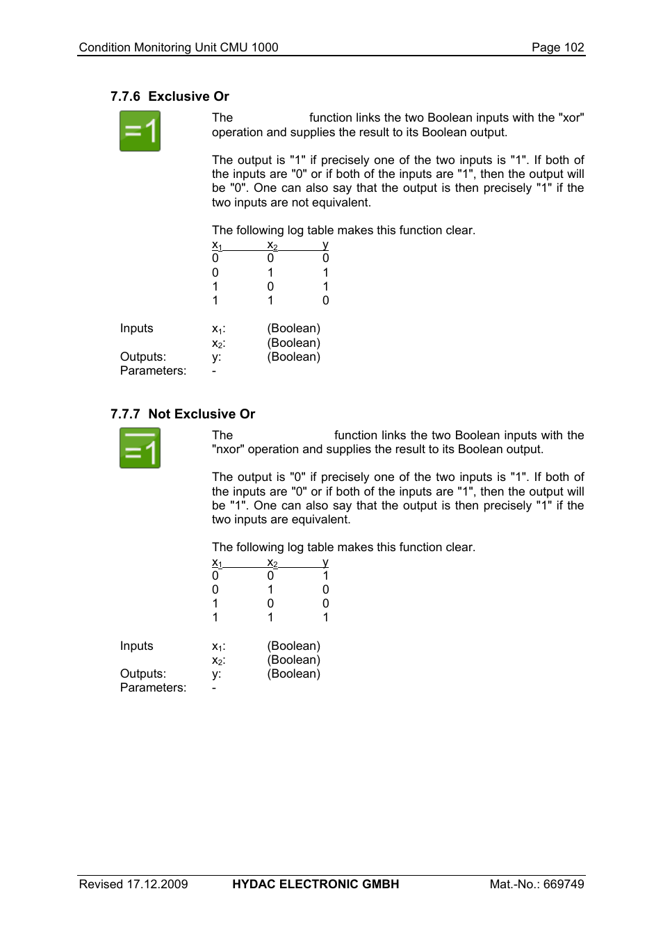 HYDAC CMU 1000 User Manual | Page 102 / 122