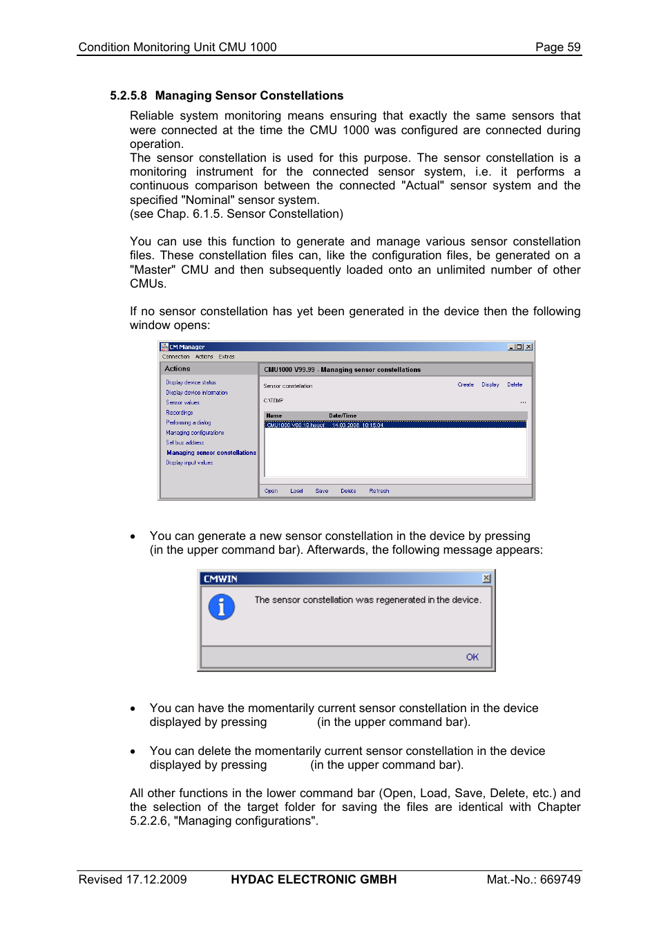 HYDAC CMU 1000 User Manual | Page 59 / 122