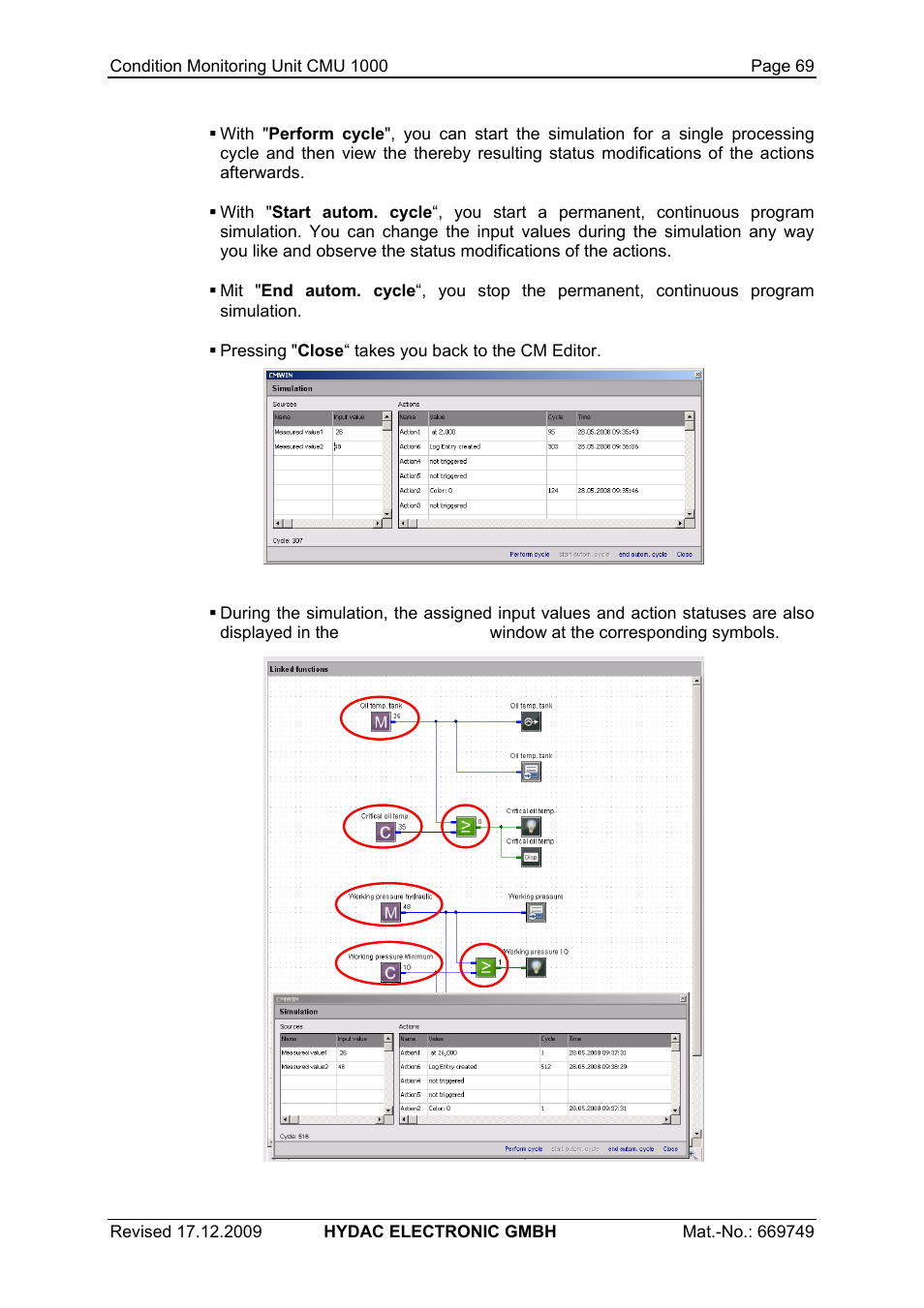 HYDAC CMU 1000 User Manual | Page 69 / 122