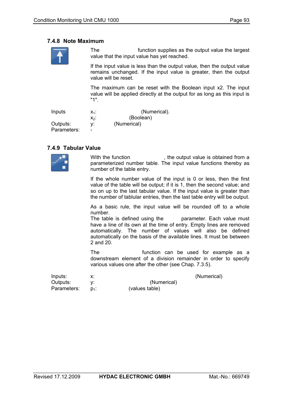 HYDAC CMU 1000 User Manual | Page 93 / 122