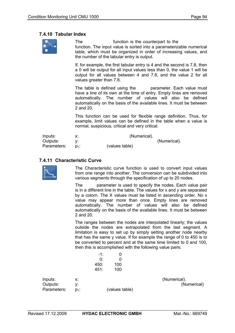 HYDAC CMU 1000 User Manual | Page 94 / 122