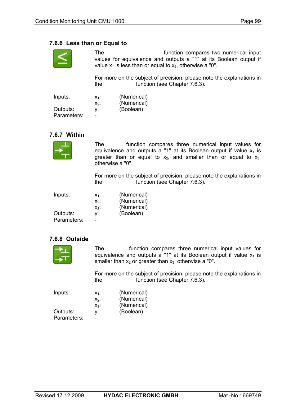 HYDAC CMU 1000 User Manual | Page 99 / 122