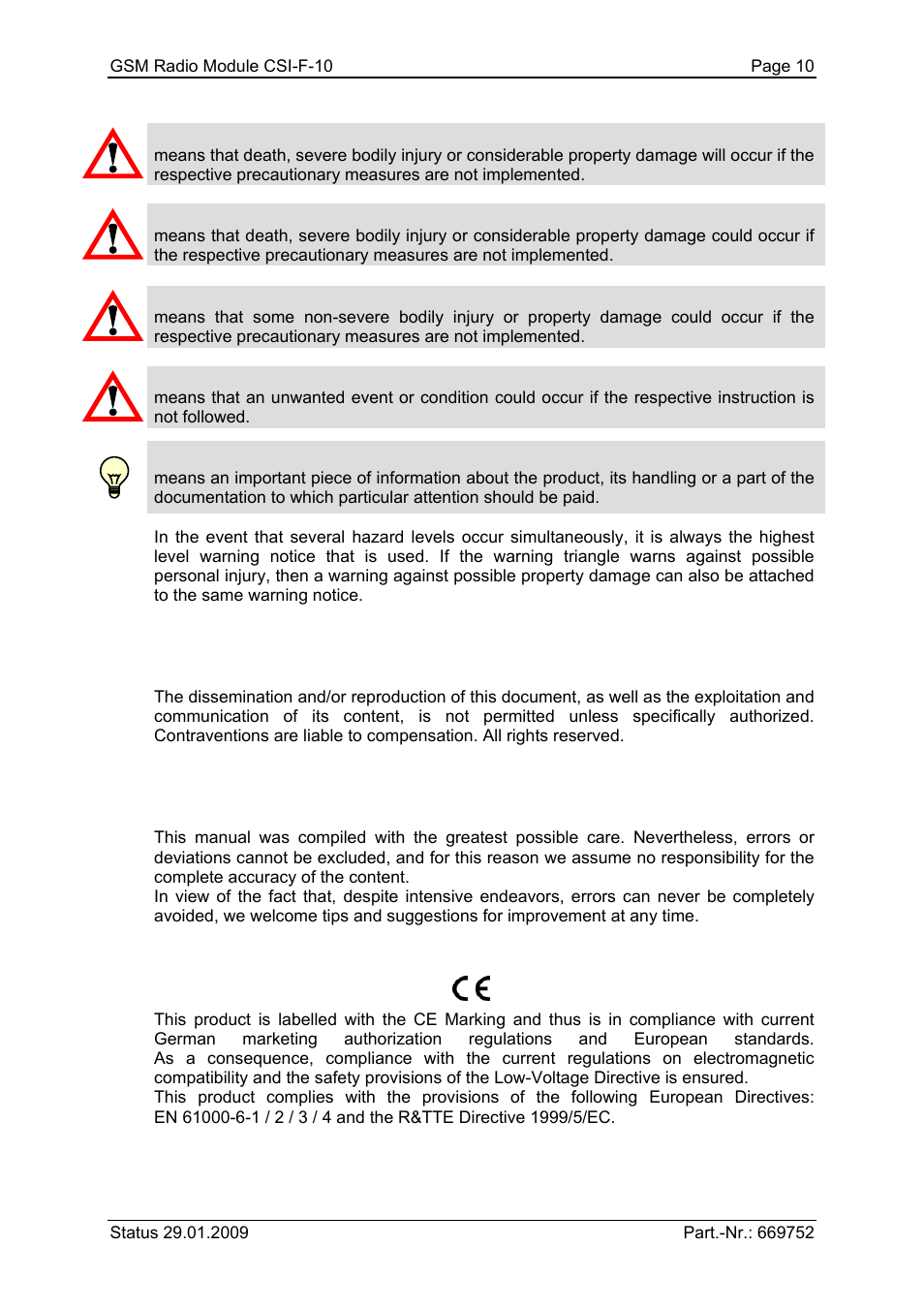 HYDAC CSI-F-10 User Manual | Page 10 / 120