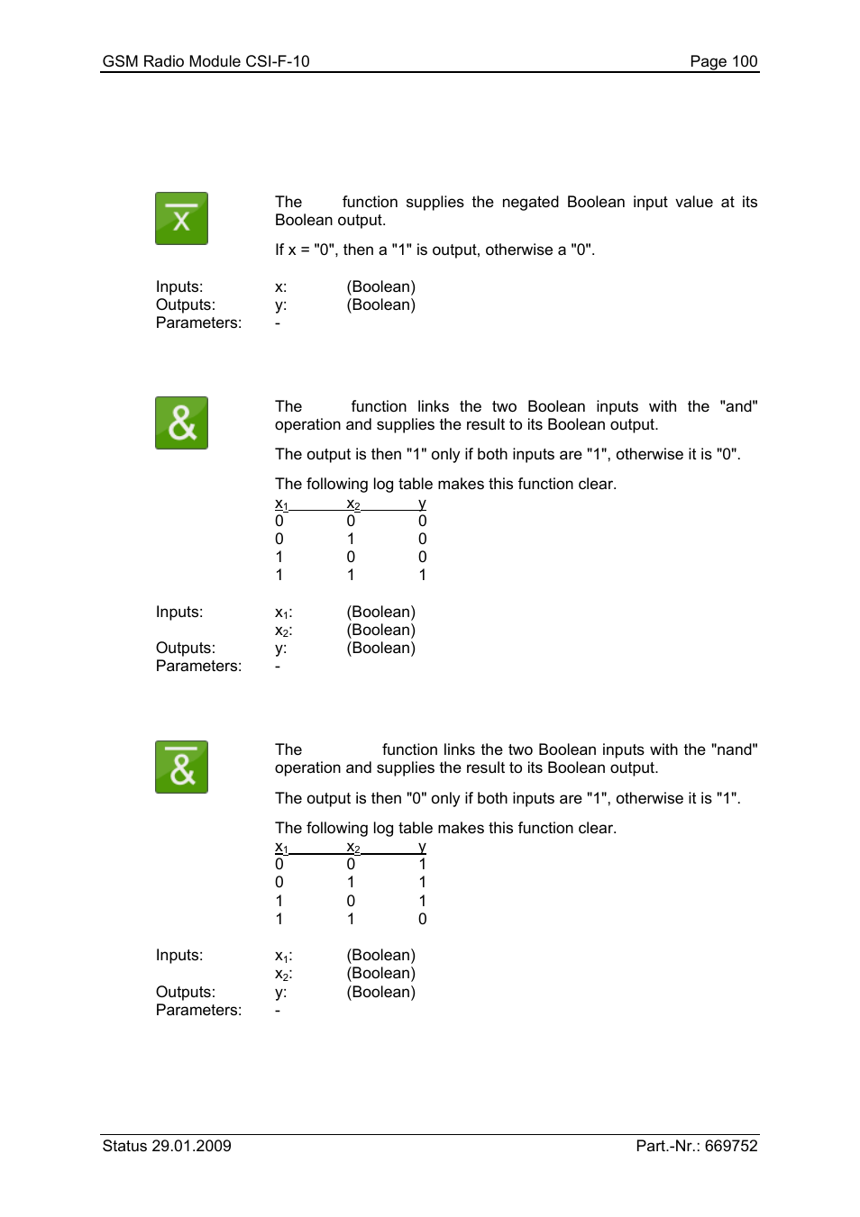 7 boolean links | HYDAC CSI-F-10 User Manual | Page 100 / 120