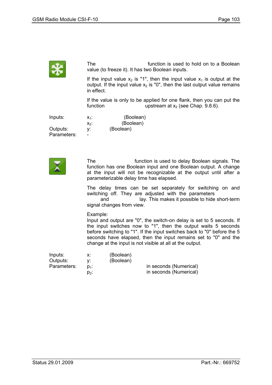 8 other boolean operations | HYDAC CSI-F-10 User Manual | Page 103 / 120