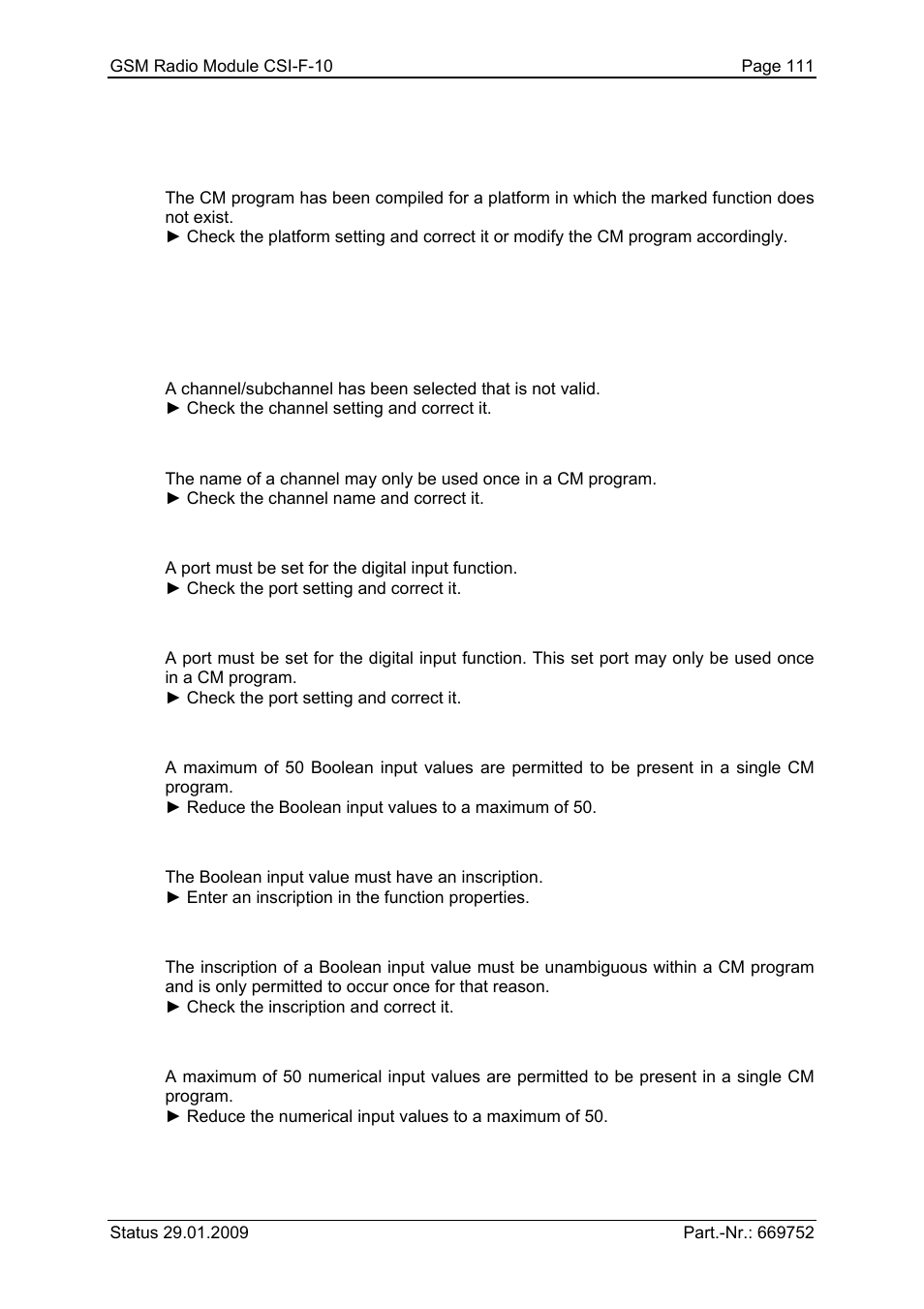 HYDAC CSI-F-10 User Manual | Page 111 / 120
