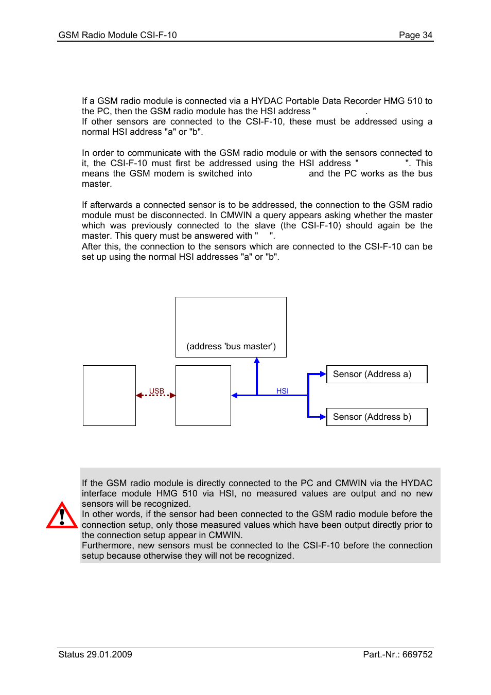 HYDAC CSI-F-10 User Manual | Page 34 / 120