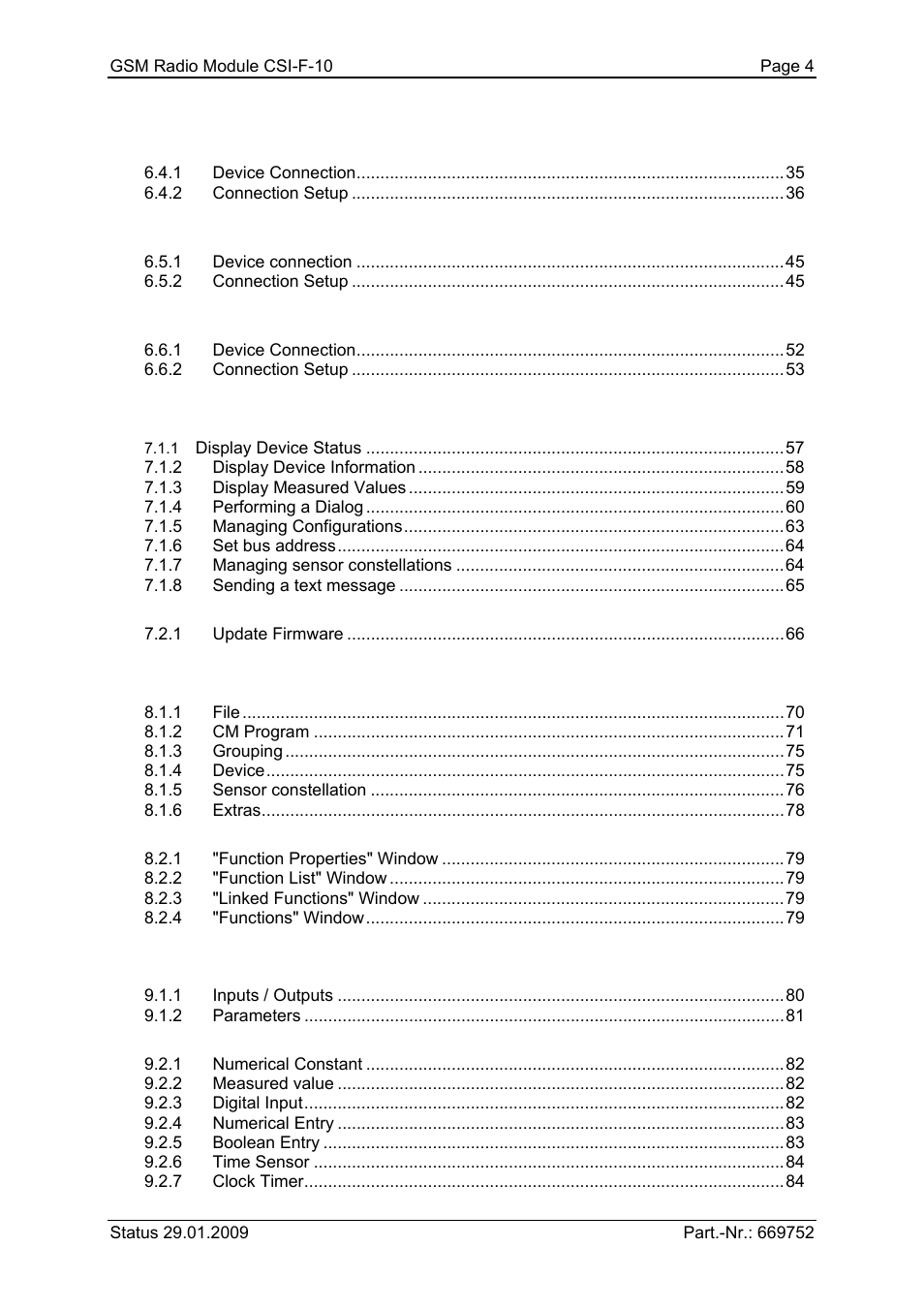 HYDAC CSI-F-10 User Manual | Page 4 / 120