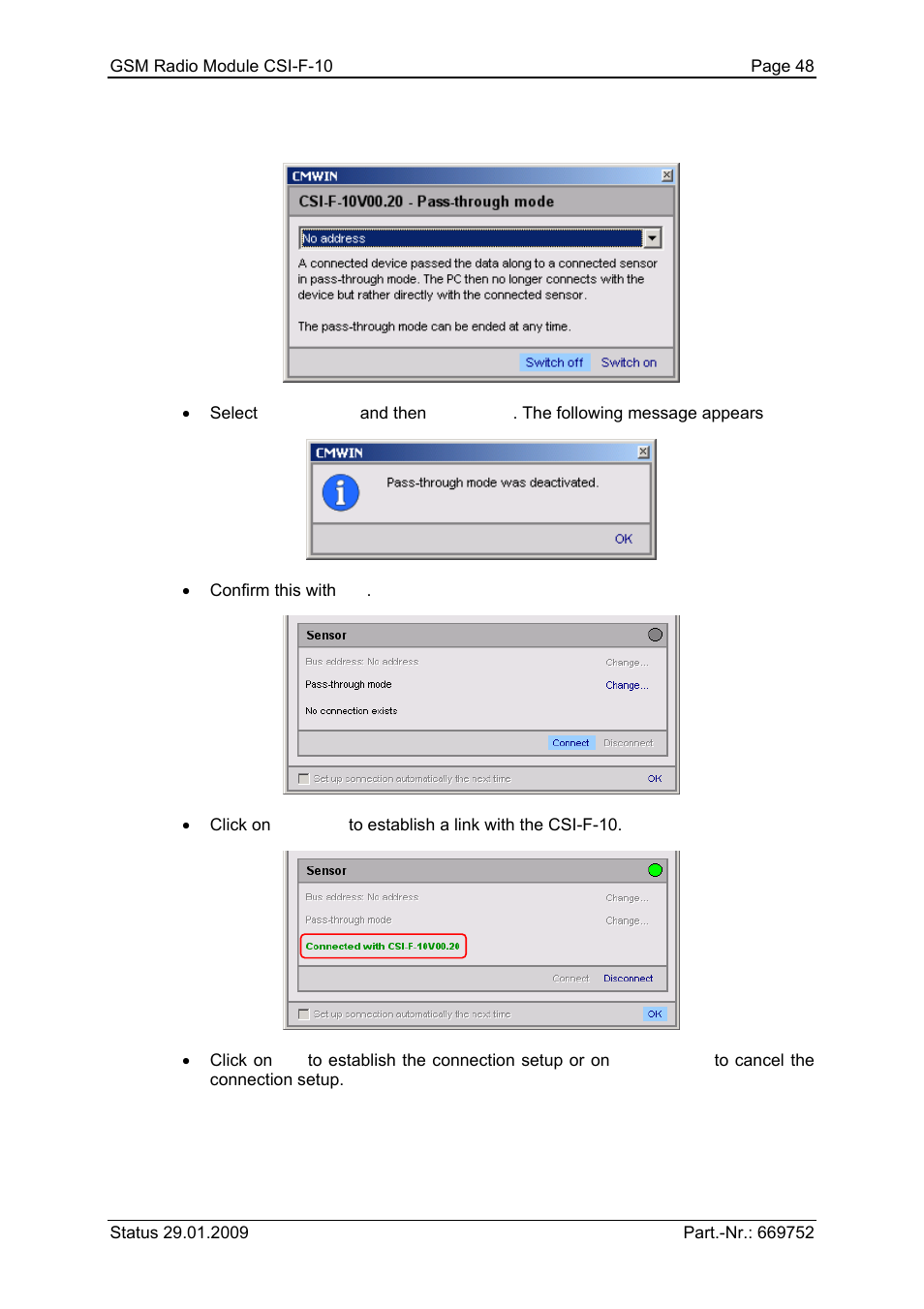 HYDAC CSI-F-10 User Manual | Page 48 / 120