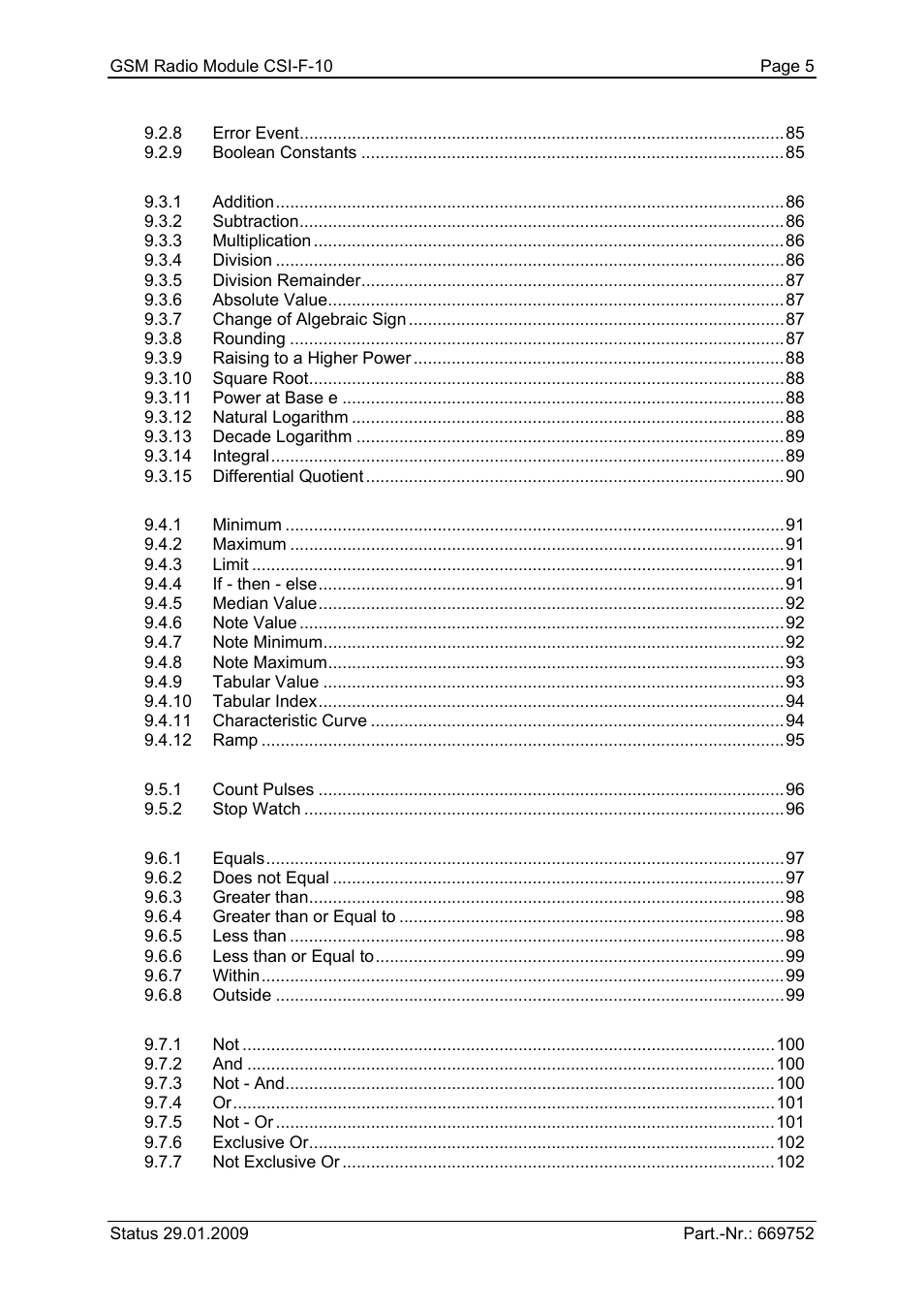 HYDAC CSI-F-10 User Manual | Page 5 / 120