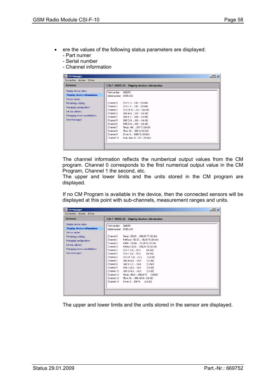 HYDAC CSI-F-10 User Manual | Page 58 / 120